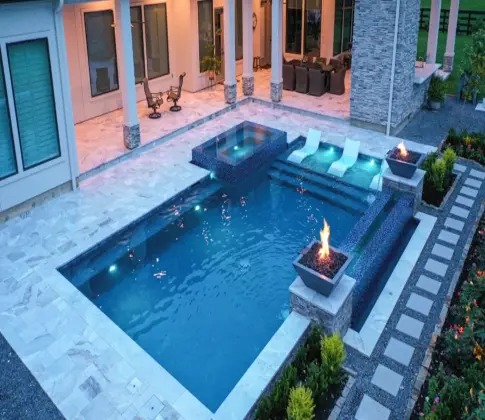 poolside retreat Dubai