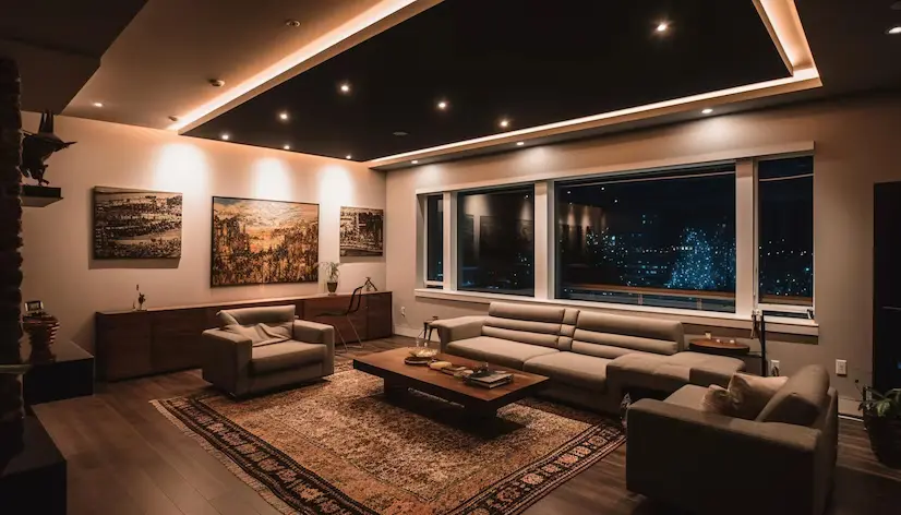 Modern living area renovation